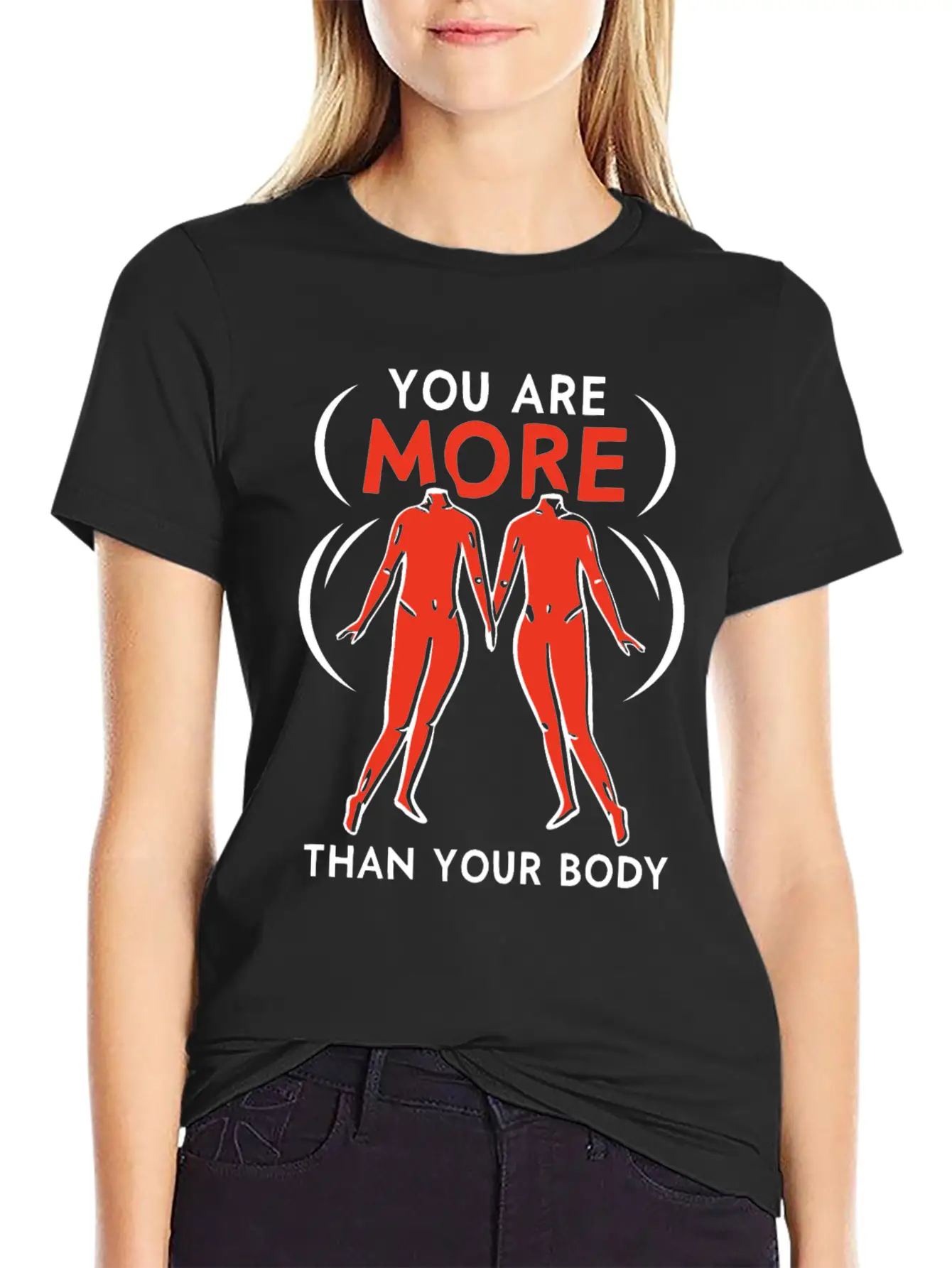 You Are More Than Your Body Mocking Body Shaming Classic Cotton Tee – Unisex Comfort For Any Season