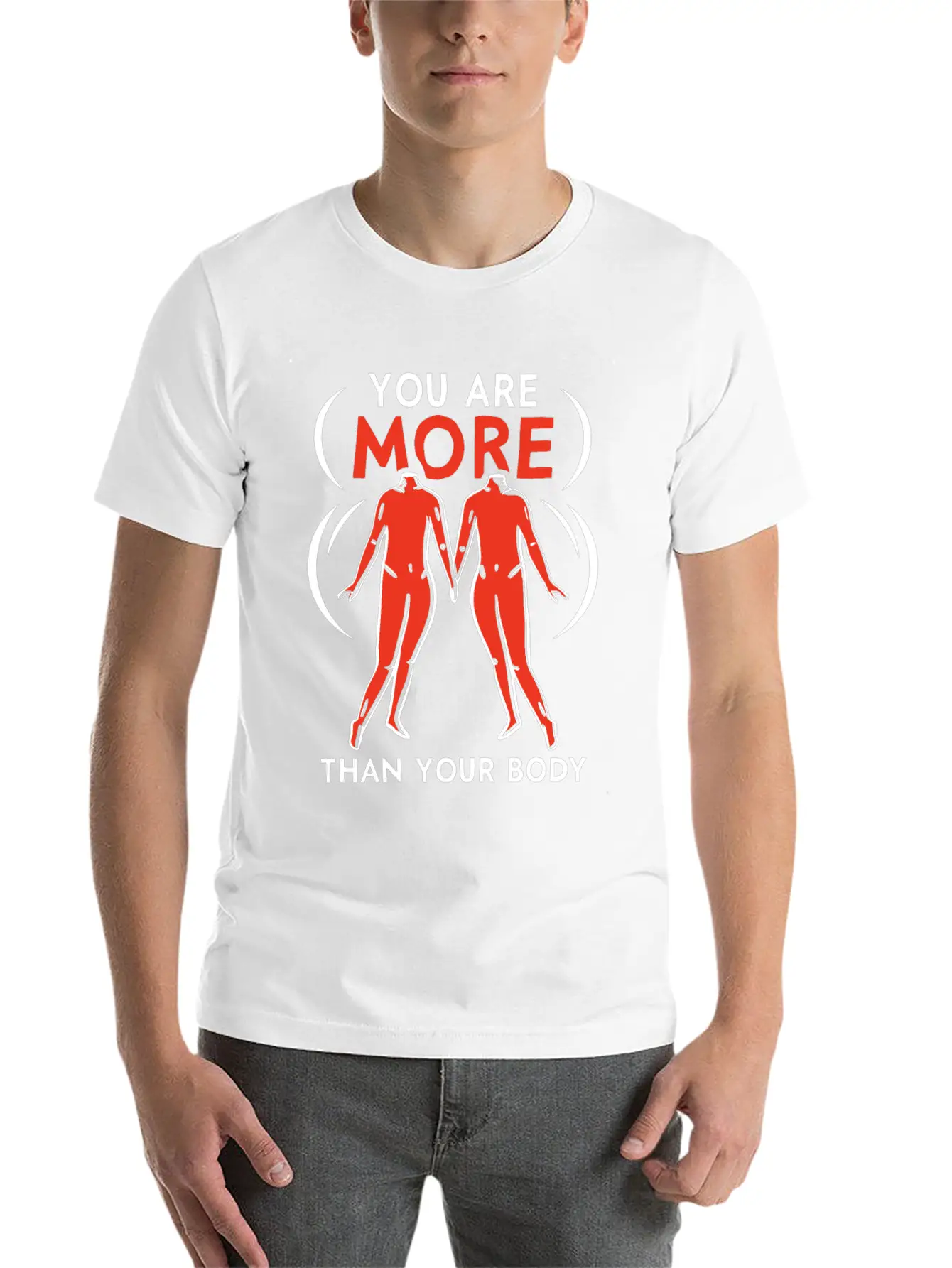 You Are More Than Your Body Mocking Body Shaming Classic Cotton Tee – Unisex Comfort For Any Season