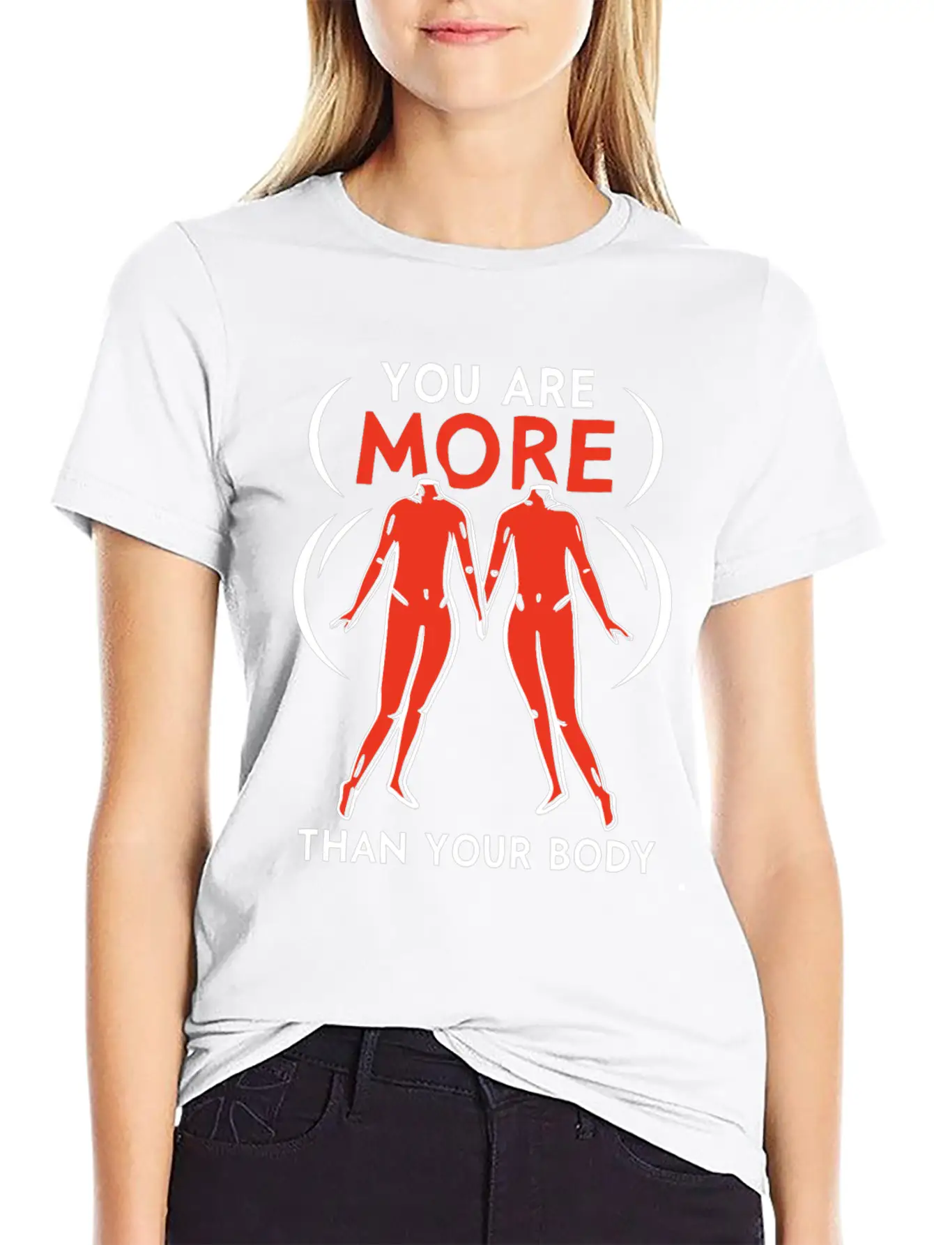 You Are More Than Your Body Mocking Body Shaming Classic Cotton Tee – Unisex Comfort For Any Season