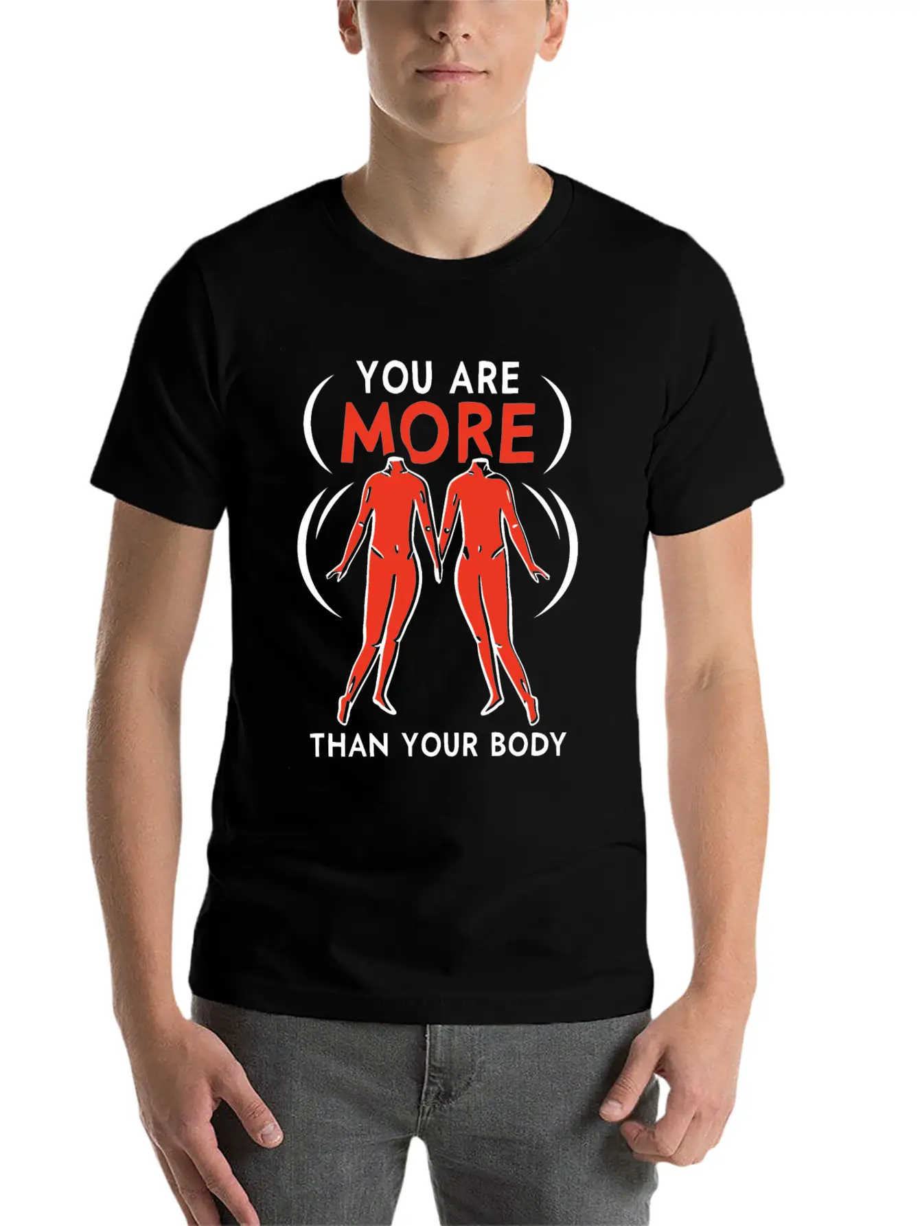 You Are More Than Your Body Mocking Body Shaming Classic Cotton Tee – Unisex Comfort For Any Season