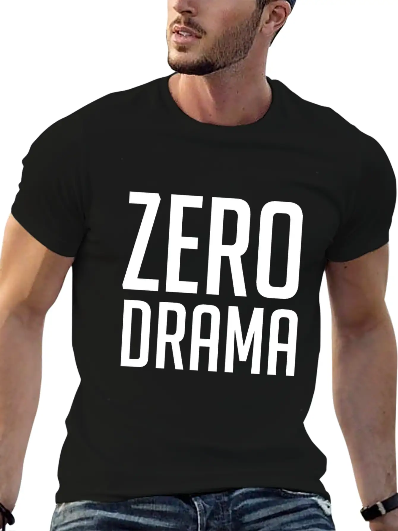 Zero Drama Casual Graphic T-Shirt – Simple And Comfortable Daily Wear