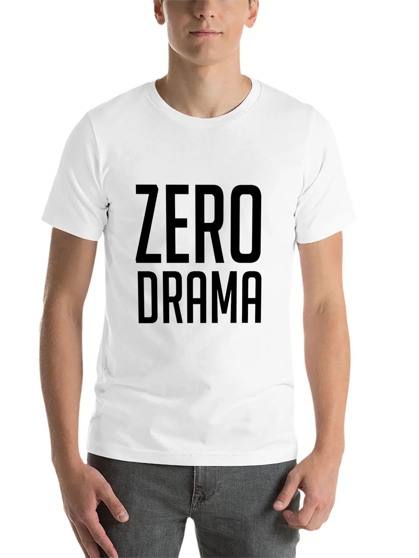 Zero Drama Casual Graphic T-Shirt – Simple And Comfortable Daily Wear