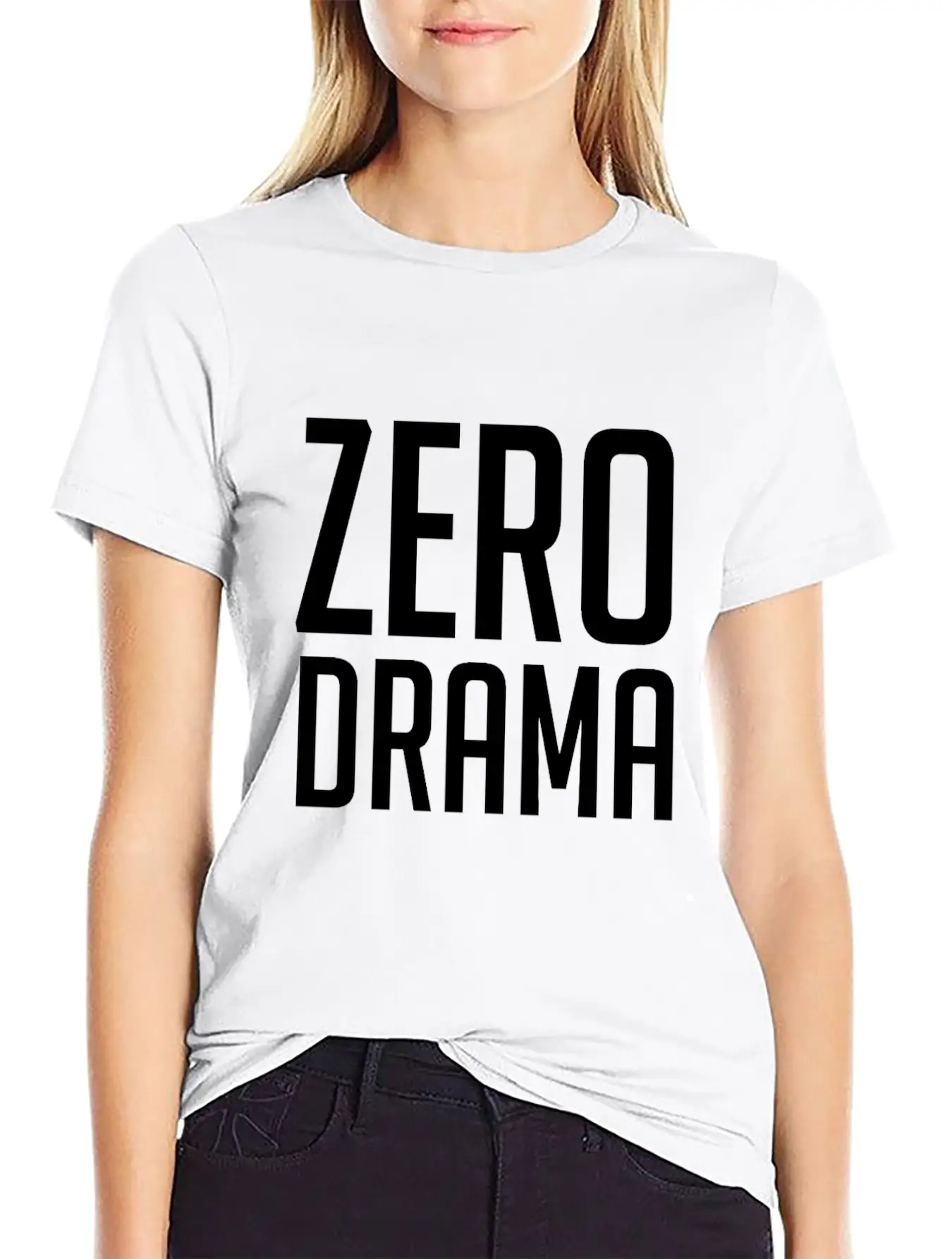 Zero Drama Casual Graphic T-Shirt – Simple And Comfortable Daily Wear