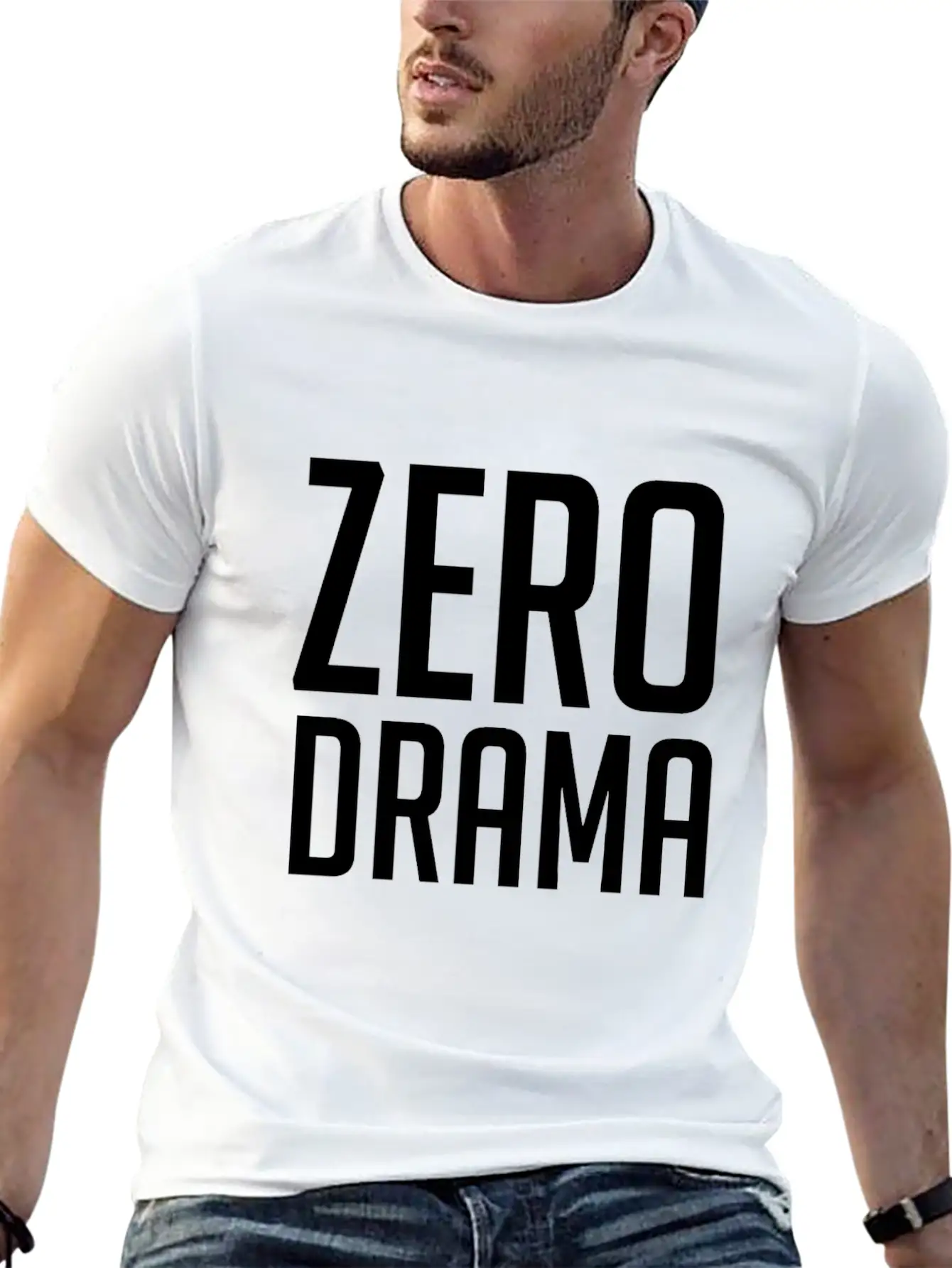 Zero Drama Casual Graphic T-Shirt – Simple And Comfortable Daily Wear
