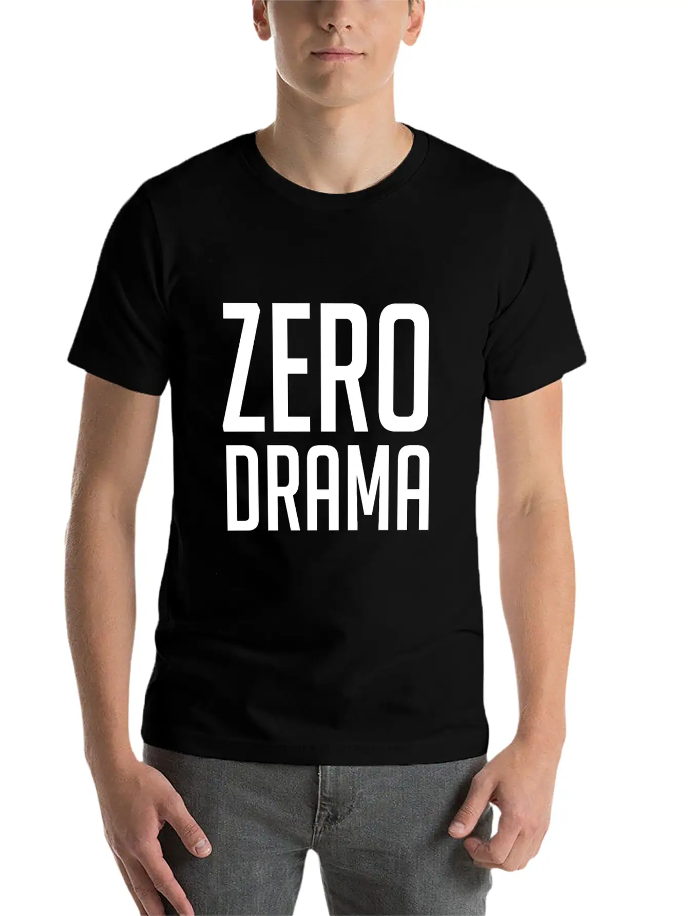 Zero Drama Casual Graphic T-Shirt – Simple And Comfortable Daily Wear