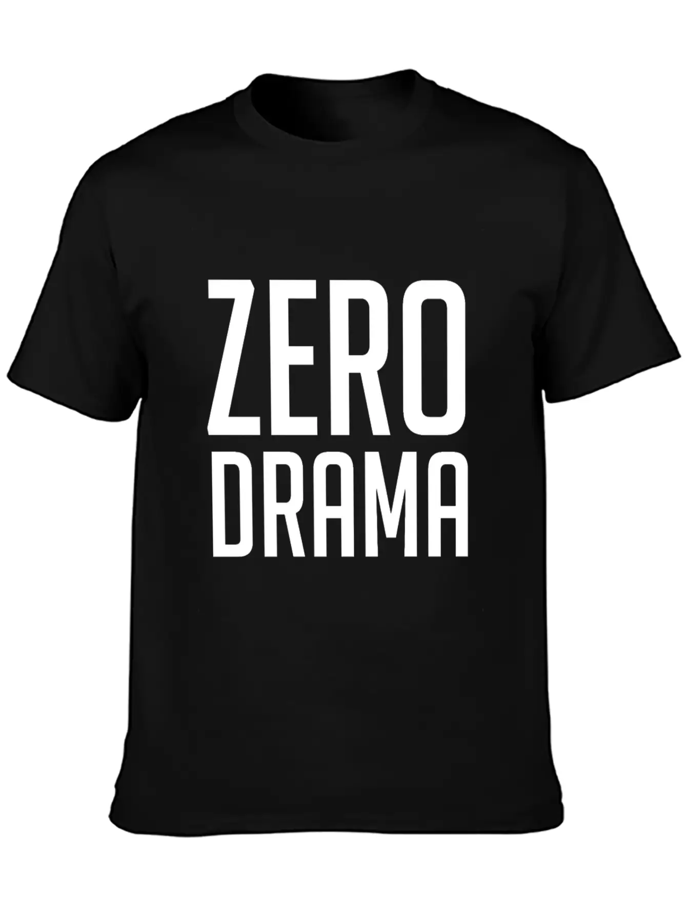 Zero Drama Casual Graphic T-Shirt – Simple And Comfortable Daily Wear