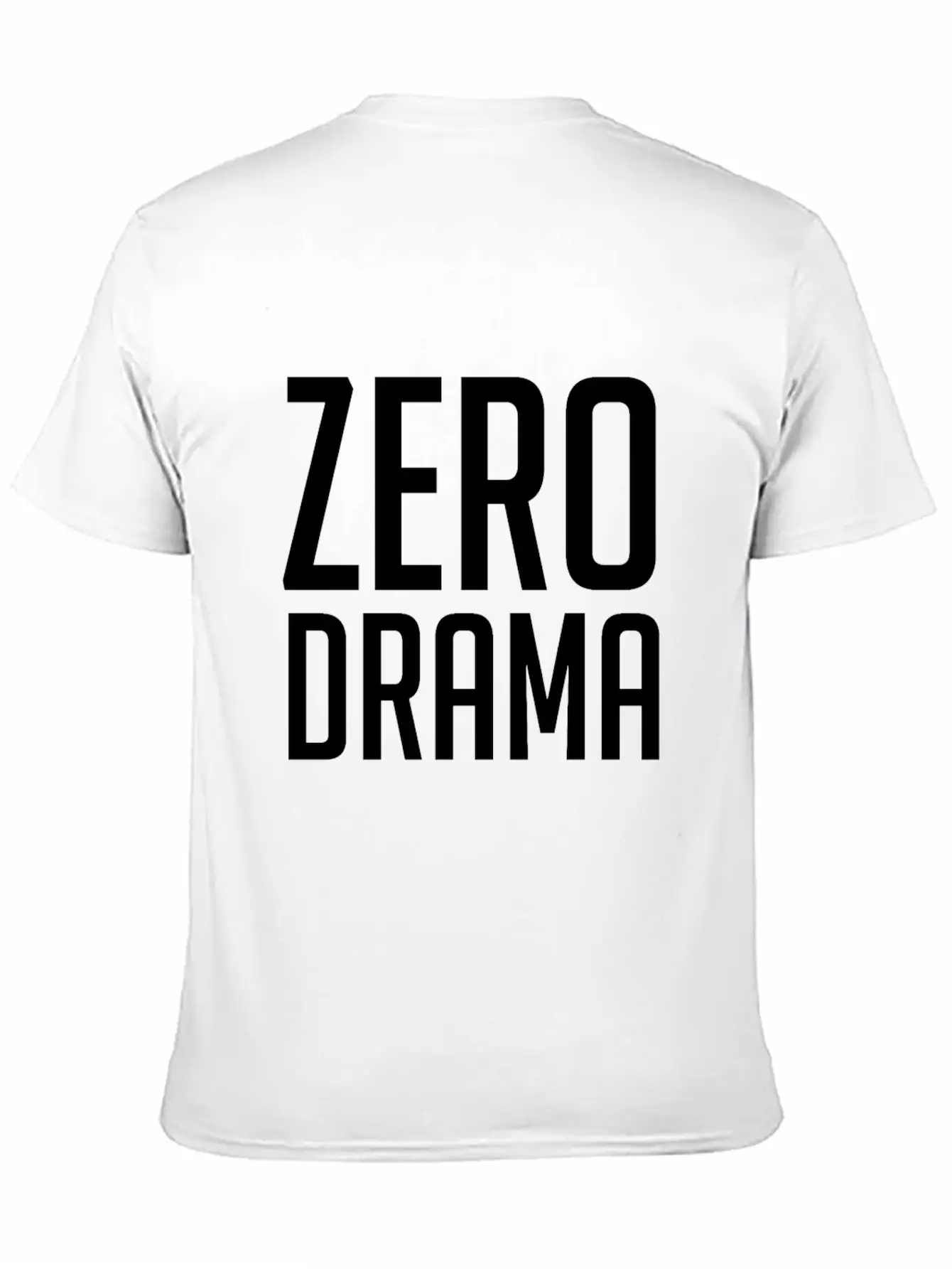 Zero Drama Casual Graphic T-Shirt – Simple And Comfortable Daily Wear