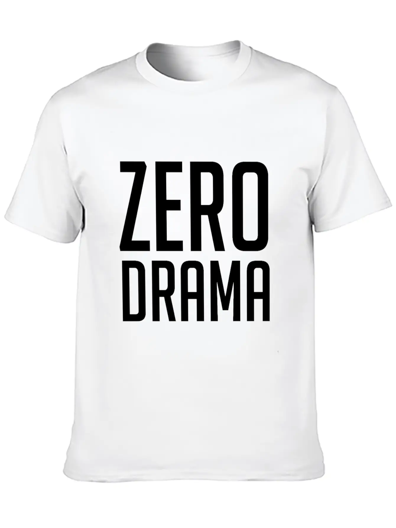 Zero Drama Casual Graphic T-Shirt – Simple And Comfortable Daily Wear